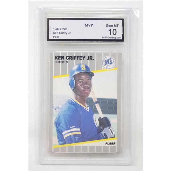 1989 FLEER 548 KEN GRIFFEY JR. RC MVP 10