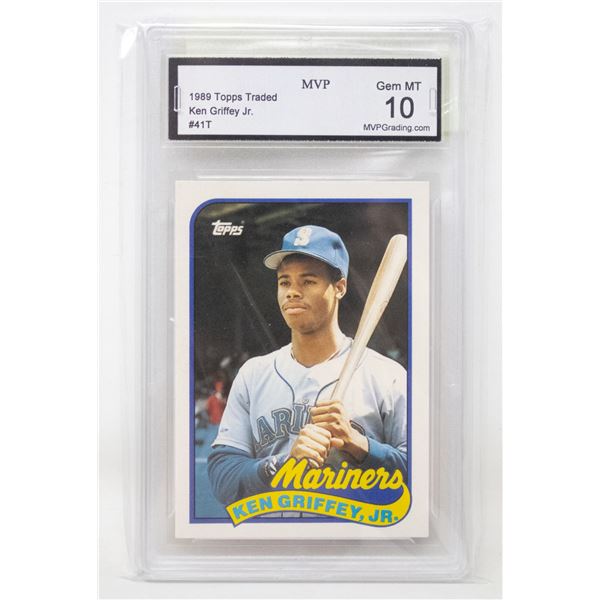 1989 TOPPS TRADED 41T KEN GRIFFEY JR RC MVP 10