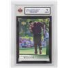 Image 1 : 2001 UPPER DECK 1 TIGER WOODS ROOKIE CARD KSA 9