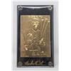 Image 1 : 1996 GOLD PERFORMANCE 22 KARAT GOLD BABE RUTH