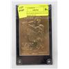 Image 2 : 1996 GOLD PERFORMANCE 22 KARAT GOLD BABE RUTH