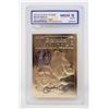 Image 1 : WCG GRADED 10 MINT 23KT GOLD MICKEY MANTLE THE