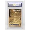 Image 1 : WCG GRADED 10 MINT 23KT GOLD ALEX RODRIGUEZ 3-TIME