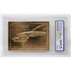 Image 1 : WCG GRADED 10 MINT 23KT GOLD STAR TREK NEXT