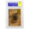 Image 2 : WCG GRADED 10 MINT 23KT GOLD STAR WARS THE EMPIRE