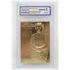 Image 1 : WCG GRADED 10 MINT 23KT GOLD PRINCESS LEIA