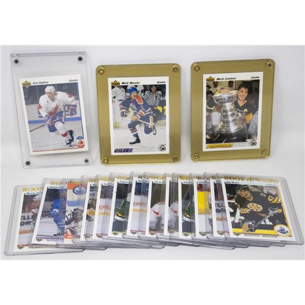 COLLECTION OF VARIOUS HOCKEY ROOKIE & INSERT CARDS