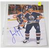 Image 1 : SIGNED 8X10 JASON ARNOTT EDMONTON OILERS