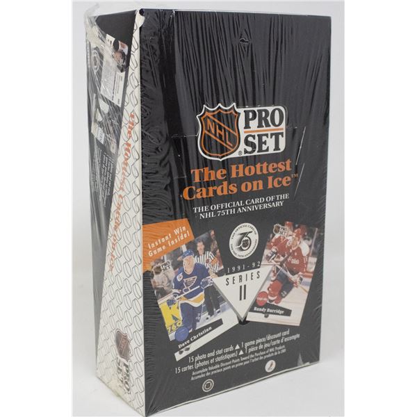 SEALED BOX OF 1991-92 SERIES 2 PRO SET HOCKEY