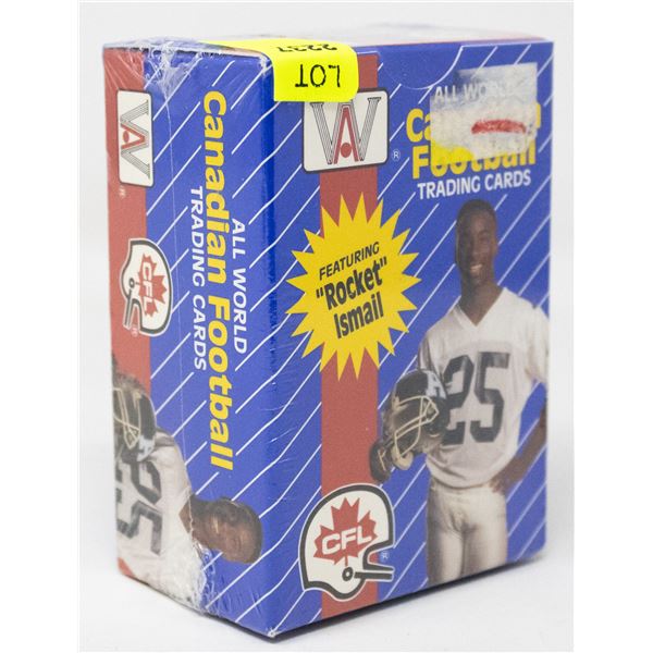 SEALED BOX OF CFL TRADING CARDS