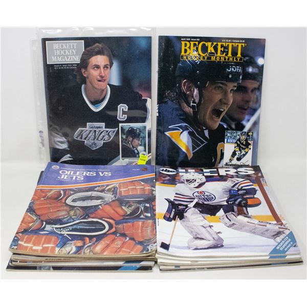 LOT OF VARIOUS BECKETT OILER MAGAZINES