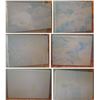 Image 1 : Qty 6 Unframed Artwork Pastel Blue Sky & Ladies Themed, Misc Size