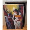 Image 2 : Qty 6 Unframed Artwork Nude Ladies Themed Misc Size