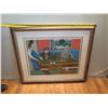 Image 8 : Framed Artwork Billiard Pool Themed Numbered & Signed David Azuz 37"x31"