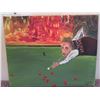 Image 2 : Unframed Artwork Billiard Pool "Snooker" Signed Jon C. Otto 2010 w/ COA