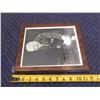 Image 5 : Framed Photo Billiard Pool Themed Willie Mosconi Signed 12"x9"
