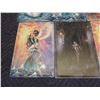 Image 8 : Qty 18 Unframed Metal Painted Artwork Mermaids & Fairies Themed, 12"x8"