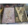 Image 5 : Qty 18 Unframed Metal Painted Artwork Mermaids & Fairies Themed, 12"x8"