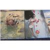 Image 9 : Qty 18 Unframed Metal Painted Artwork Mermaids & Fairies Themed, 12"x8"
