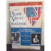 Image 1 : Framed Black Velvet Challenge San Francisco Mosconi vs Rex Williams 24"x36"