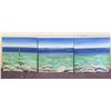 Image 1 : Qty 3 Unframed Ocean Scene Artwork 20"x20"