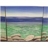 Image 3 : Qty 3 Unframed Ocean Scene Artwork 20"x20"
