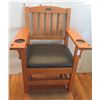 Image 1 : Brunswick Wooden Pool Armchair w/ Drawer, Footrest & Drink Holder 29"x21"x46"H