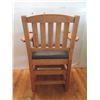 Image 9 : Brunswick Wooden Pool Armchair w/ Drawer, Footrest & Drink Holder 29"x21"x46"H