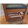 Image 7 : Brunswick Wooden Pool Armchair w/ Drawer, Footrest & Drink Holder 29"x21"x46"H