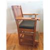 Image 9 : Brunswick Wooden Pool Armchair w/ Drawer, Footrest & Drink Holder 29"x21"x46"H