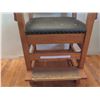 Image 7 : Brunswick Wooden Pool Armchair w/ Drawer, Footrest & Drink Holder 29"x21"x46"H