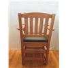 Image 9 : Brunswick Wooden Pool Armchair w/ Drawer, Footrest & Drink Holder 29"x21"x46"H
