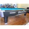 Image 36 : Brunswick Tournament Pool Billiards Table w/ Rack, Balls, Brush, 113"x64"x33"H (pick up Diamond Head