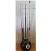 Image 1 : Large 8-Ball Cue Stick Holder w/ 5+ Cue Sticks 60"H