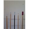 Image 7 : Large 8-Ball Cue Stick Holder w/ 5+ Cue Sticks 60"H