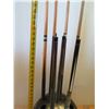 Image 11 : Large 8-Ball Cue Stick Holder w/ 4+ Cue Sticks  60"H