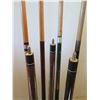 Image 6 : Large 8-Ball Cue Stick Holder w/ 4+ Cue Sticks  60"H