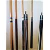 Image 7 : Large 8-Ball Cue Stick Holder w/ 4+ Cue Sticks  60"H