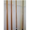 Image 8 : Large 8-Ball Cue Stick Holder w/ 4+ Cue Sticks  60"H