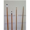 Image 9 : Large 8-Ball Cue Stick Holder w/ 4+ Cue Sticks  60"H