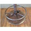 Image 13 : Round Metal Pedestal 8-Ball Bar Table 27" Dia. & Matching Upholstered Stools 43"H
