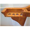 Image 10 : Wooden Pool Cue & Accessories Standing Rack