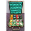 Image 1 : Qty 16 Cue Balls in Wooden Lined Case