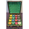 Image 1 : Qty 16 Cue Balls in Wooden Lined Case