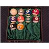 Image 2 : Qty 10 Cue Balls in Wooden Lined Case