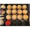 Image 4 : Qty 4 Full Trays Cue Balls (16 each) & 3 Incomplete Trays