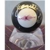 Image 1 : Autographed Jeannette Lee Black Widow 8 Ball on Stand