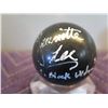 Image 2 : Autographed Jeannette Lee Black Widow 8 Ball on Stand
