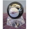 Image 1 : Autographed Jeannette Lee Black Widow 8 Ball on Stand
