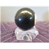 Image 3 : Autographed Jeannette Lee Black Widow 8 Ball on Stand